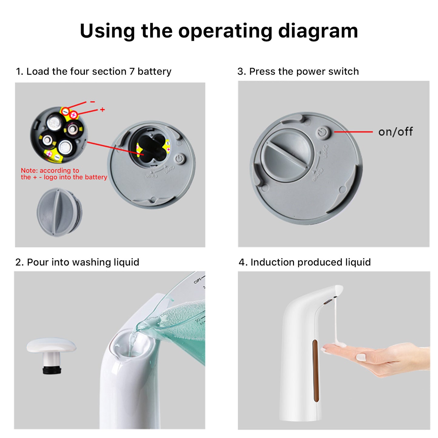 Touchless Automatic Liquid Soap Dispenser