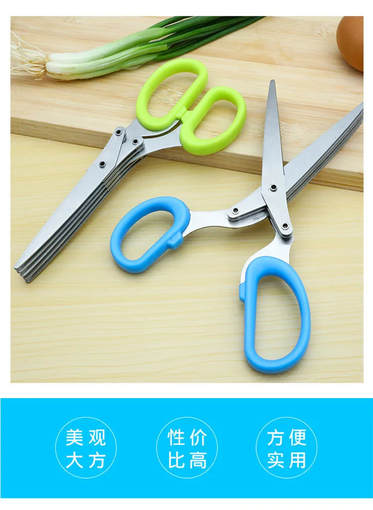 Multi-Functional Stainless Steel Kitchen Scissors