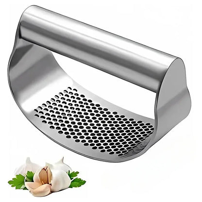 Upgraded Stainless Steel Garlic Press