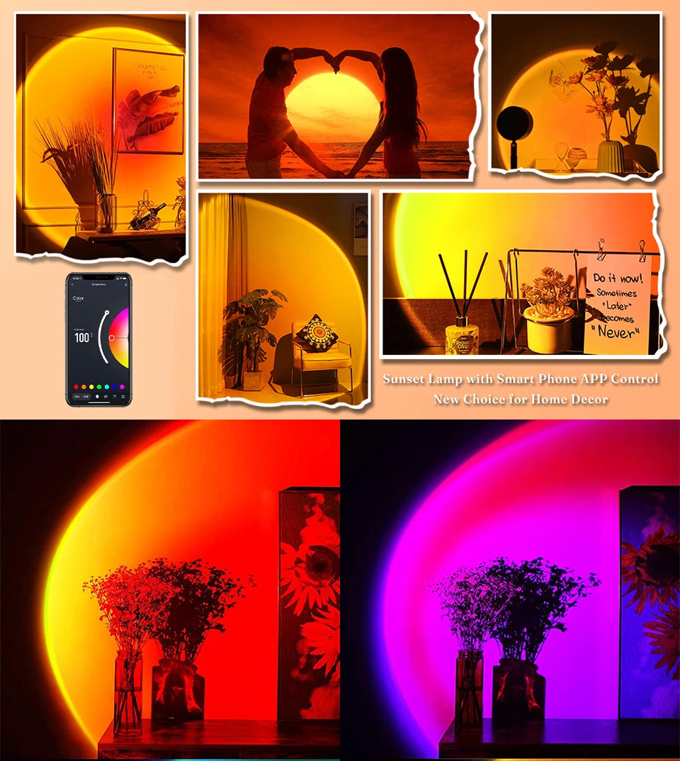 Tuya Smart Sunset Lamp