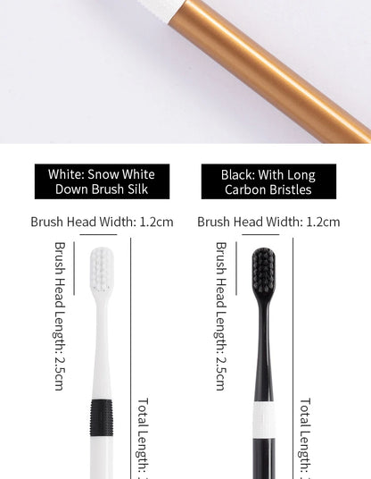 2 Sets of Bamboo Charcoal Toothbrushes