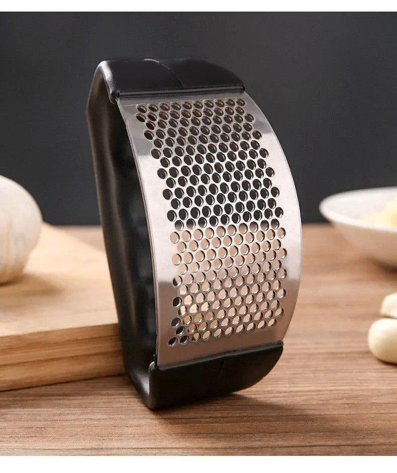 Upgraded Stainless Steel Garlic Press