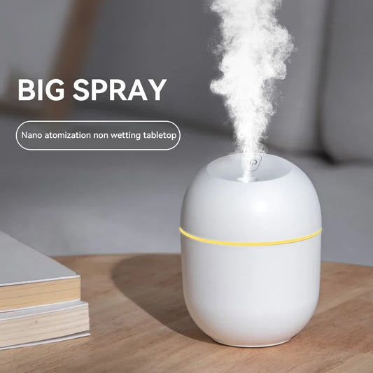 Air Humidifier with LED Light and Aromatherapy