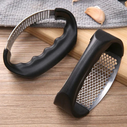 Upgraded Stainless Steel Garlic Press