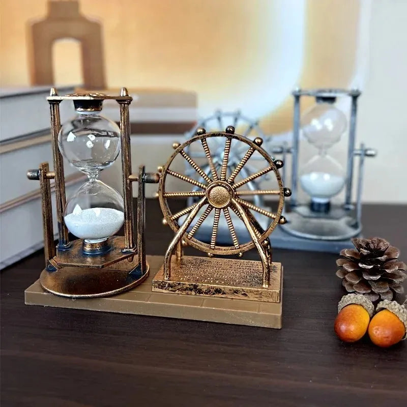 Retro Ferris Wheel Hourglass