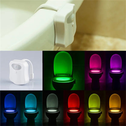 Smart Motion Sensor Toilet Seat Night Light