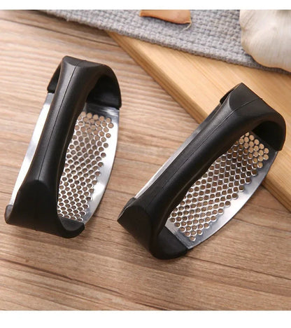 Upgraded Stainless Steel Garlic Press