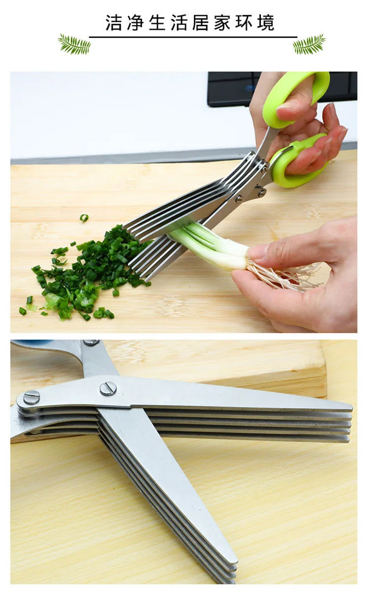 Multi-Functional Stainless Steel Kitchen Scissors