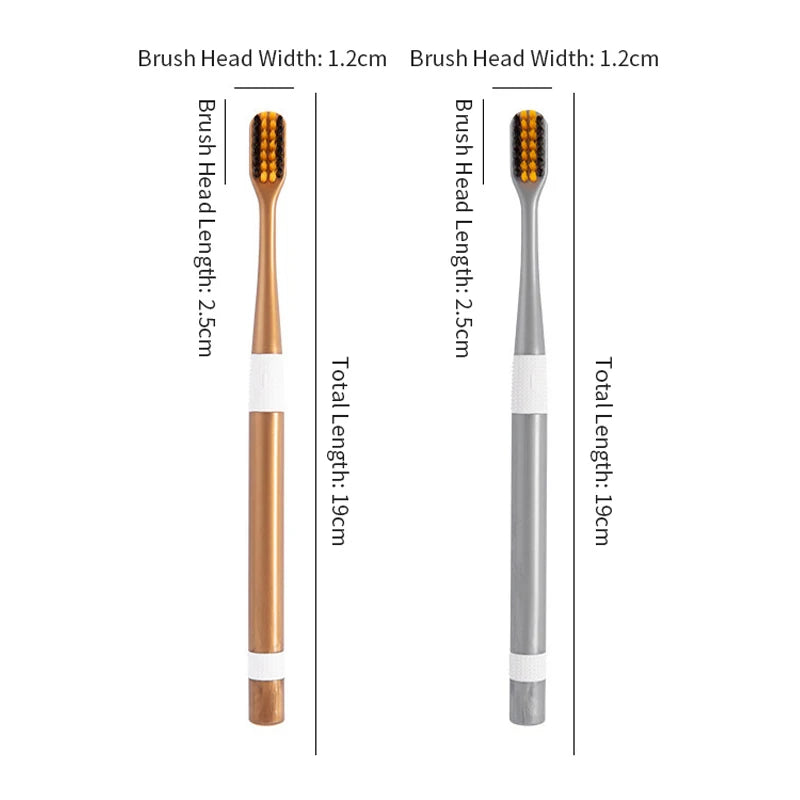 2 Sets of Bamboo Charcoal Toothbrushes