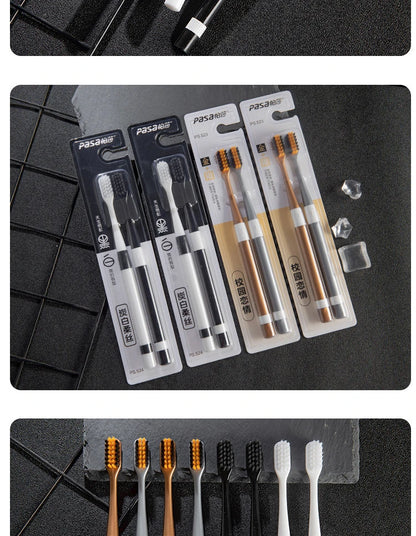 2 Sets of Bamboo Charcoal Toothbrushes