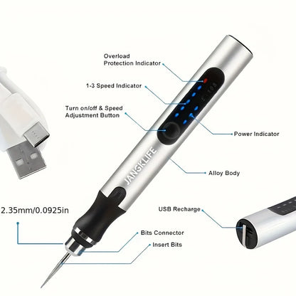 JANGKLIFE Cordless Drill – Compact, Portable, and Multi-Function Tool with Adjustable Speed and Accessories