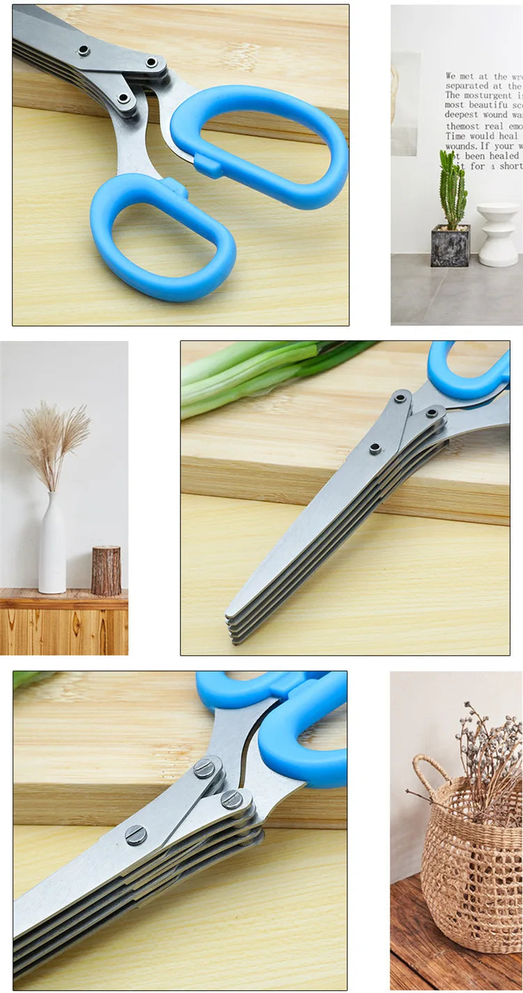 Multi-Functional Stainless Steel Kitchen Scissors