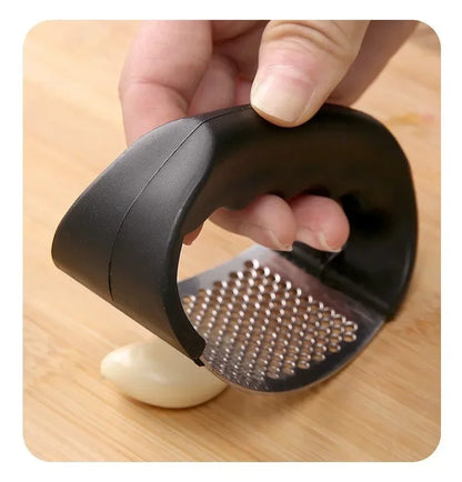 Upgraded Stainless Steel Garlic Press