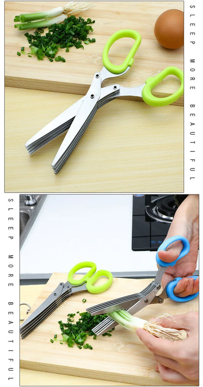 Multi-Functional Stainless Steel Kitchen Scissors